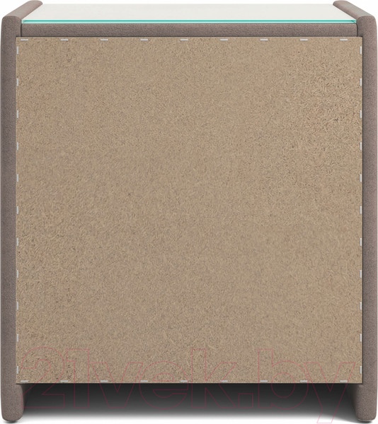 Изображение товара Прикроватная тумба Мебельград Аризона мягкая (мора темно-коричневый)