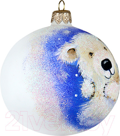 Изображение товара Шар новогодний Декарт Умка 8Ш0086 (10см, синий)