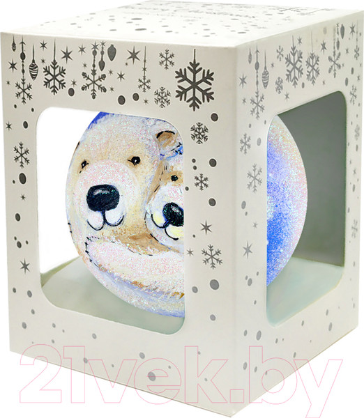 Изображение товара Шар новогодний Декарт Умка 8Ш0086 (10см, синий)