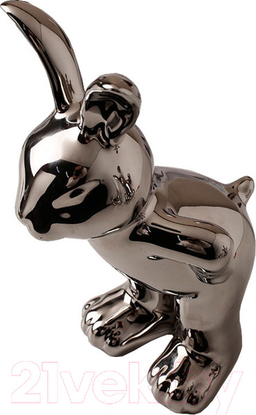 Изображение товара Подставка для бокалов Merry Bear Home Decor Хмельной кролик / 30000819 (серебристый)