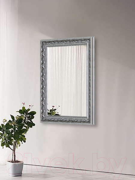 Изображение товара Зеркало Декарт Настенное в раме 8Л2720 (серебристый хром)