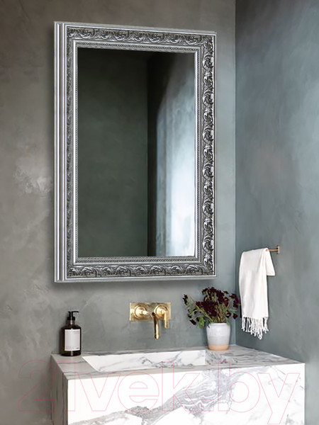 Изображение товара Зеркало Декарт Настенное в раме 8Л2720 (серебристый хром)