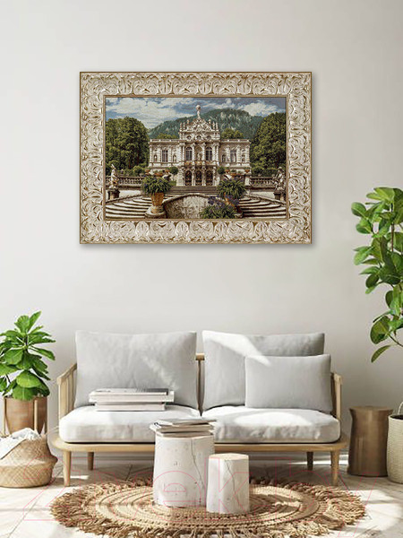 Изображение товара Гобелен Декарт Замок 8Л3695 (в раме)