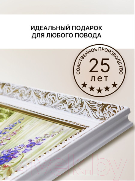 Изображение товара Картина Декарт Ваза с цветами 2 8Л2042 (в раме)