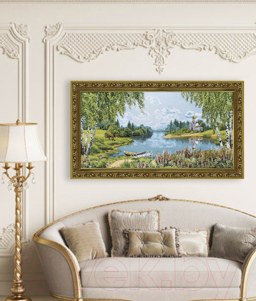 Изображение товара Гобелен Декарт Лодка 8Л3694 (в раме)