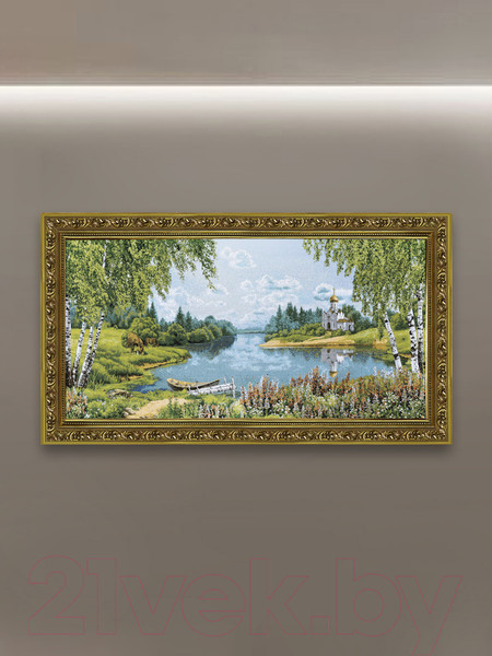 Изображение товара Гобелен Декарт Лодка 8Л3694 (в раме)