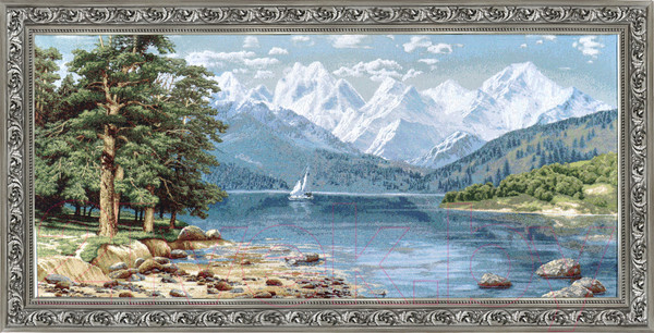 Изображение товара Гобелен Декарт Парусник 8Л3588 (в раме)