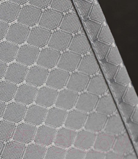 Изображение товара Шторка-занавеска для ванны Home One Waffle 200x200 / 417261 (светло-серый)