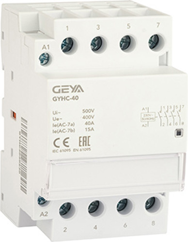 Изображение товара Контактор Geya Модульный GYHC-4P / GYHC4040230