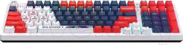 Изображение товара Клавиатура A4Tech Bloody S98 Sports Navy (синий/белый)