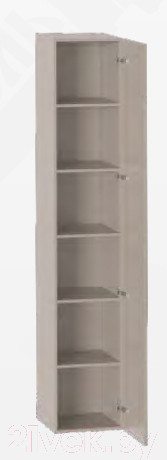 Изображение товара Шкаф-пенал Мебельград Джерси 1 дверный (капучино)