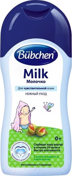 Изображение товара Молочко для тела детское Bubchen 400мл