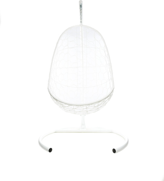 Изображение товара Кресло подвесное M-Group Овал / 11140102 (белый ротанг/бордовая подушка)