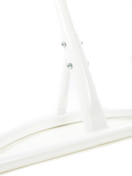 Изображение товара Кресло подвесное M-Group Овал / 11140102 (белый ротанг/бордовая подушка)