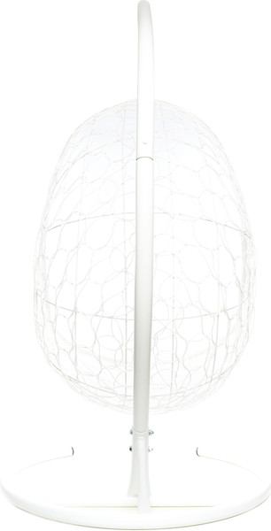 Изображение товара Кресло подвесное M-Group Овал / 11140102 (белый ротанг/бордовая подушка)