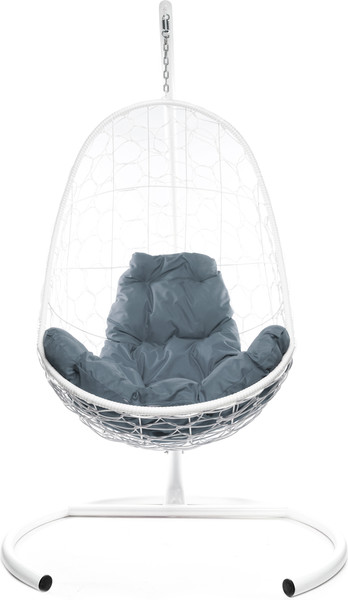 Изображение товара Кресло подвесное M-Group Овал / 11140109 (белый ротанг/серая подушка)