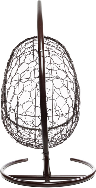 Изображение товара Кресло подвесное M-Group Овал / 11140209 (коричневый ротанг/серая подушка)