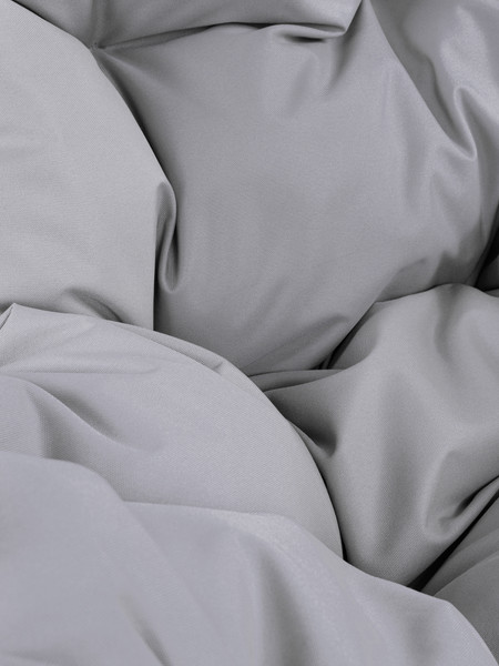 Изображение товара Кресло подвесное M-Group Овал / 11140209 (коричневый ротанг/серая подушка)