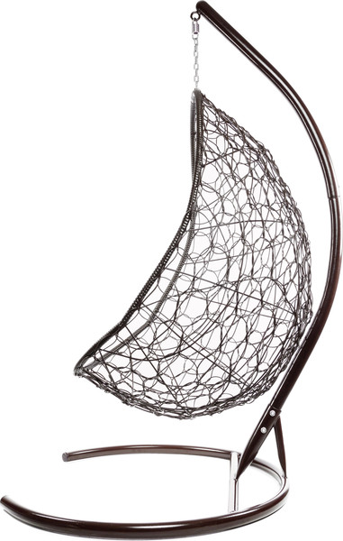 Изображение товара Кресло подвесное M-Group Овал / 11140208 (коричневый ротанг/розовая подушка)