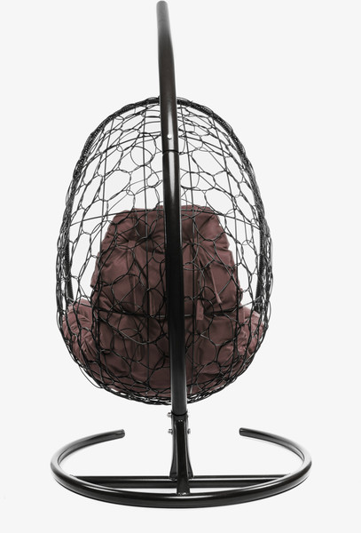 Изображение товара Кресло подвесное M-Group Овал / 11140205 (коричневый ротанг/коричневая подушка)