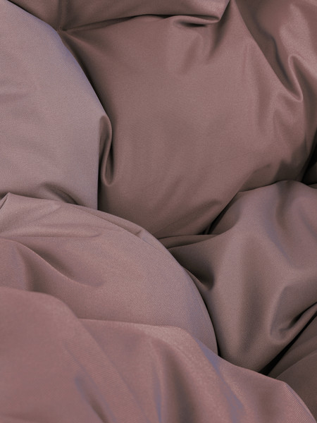 Изображение товара Кресло подвесное M-Group Овал / 11140205 (коричневый ротанг/коричневая подушка)