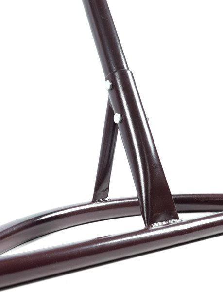 Изображение товара Кресло подвесное M-Group Овал / 11140204 (коричневый ротанг/зеленая подушка)