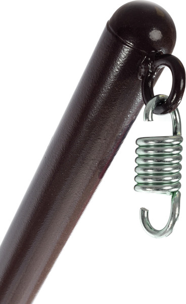 Изображение товара Кресло подвесное M-Group Овал / 11140204 (коричневый ротанг/зеленая подушка)