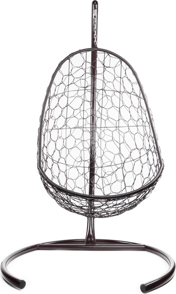 Изображение товара Кресло подвесное M-Group Овал / 11140204 (коричневый ротанг/зеленая подушка)