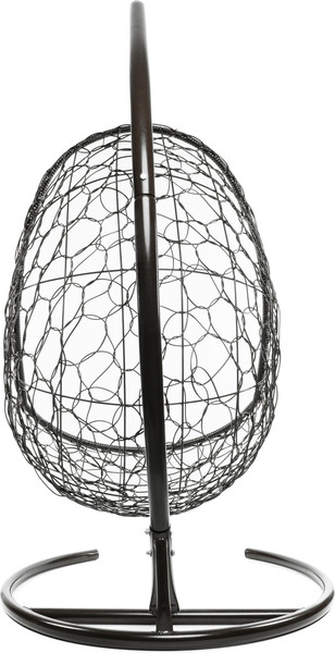 Изображение товара Кресло подвесное M-Group Овал / 11140202 (коричневый ротанг/бордовая подушка)