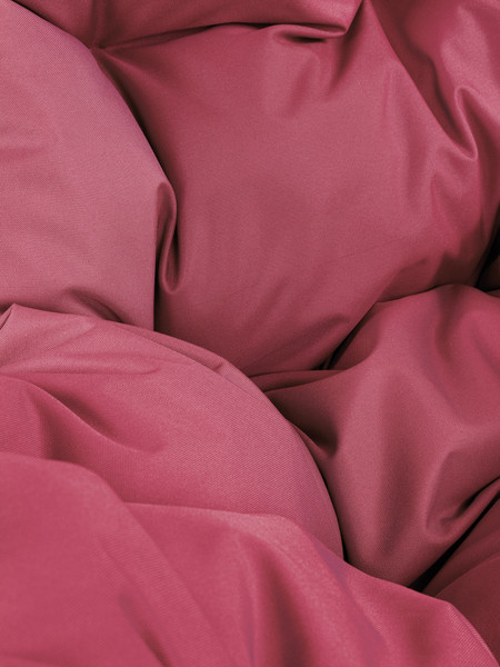 Изображение товара Кресло подвесное M-Group Овал / 11140202 (коричневый ротанг/бордовая подушка)