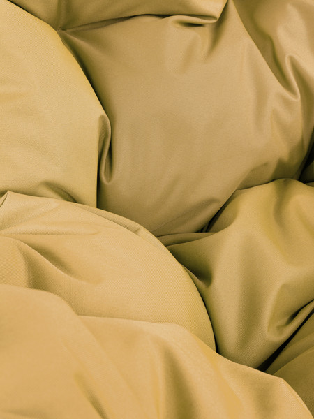 Изображение товара Кресло подвесное M-Group Овал / 11140201 (коричневый ротанг/бежевая подушка)