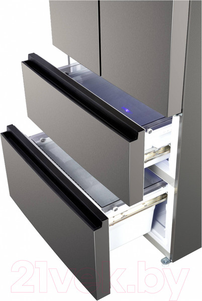 Изображение товара Холодильник с морозильником Korting KNFF 82535 X