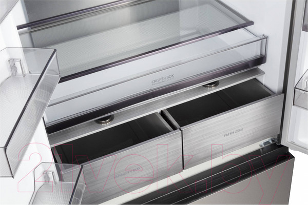 Изображение товара Холодильник с морозильником Korting KNFF 82535 X