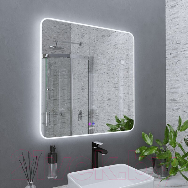 Изображение товара Зеркало Grossman Elegans LED / 178080 (с сенсорным выключателем и подогревом)