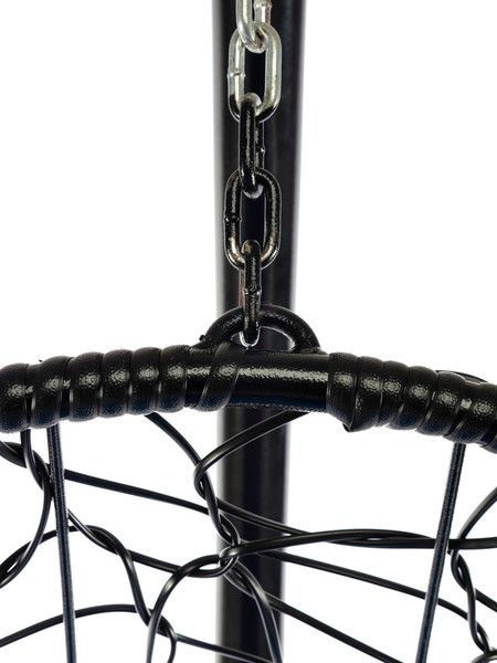 Изображение товара Кресло подвесное M-Group Овал / 11140410 (черный ротанг/синяя подушка)