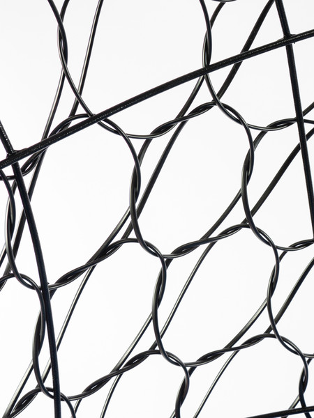 Изображение товара Кресло подвесное M-Group Овал / 11140410 (черный ротанг/синяя подушка)