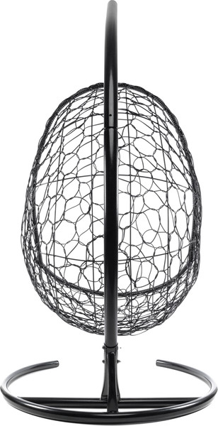 Изображение товара Кресло подвесное M-Group Овал / 11140409 (черный ротанг/серая подушка)