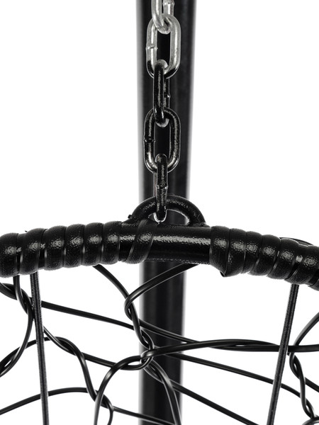 Изображение товара Кресло подвесное M-Group Овал / 11140409 (черный ротанг/серая подушка)