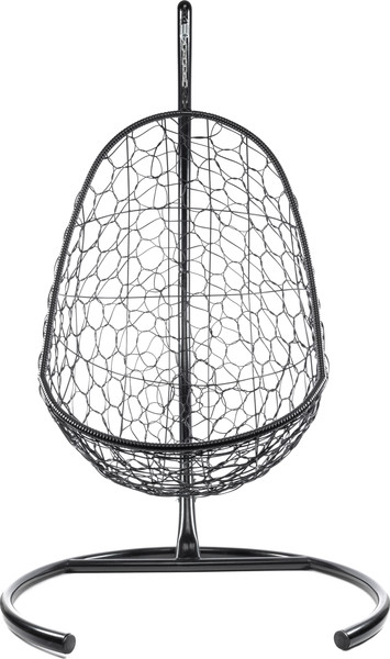 Изображение товара Кресло подвесное M-Group Овал / 11140409 (черный ротанг/серая подушка)