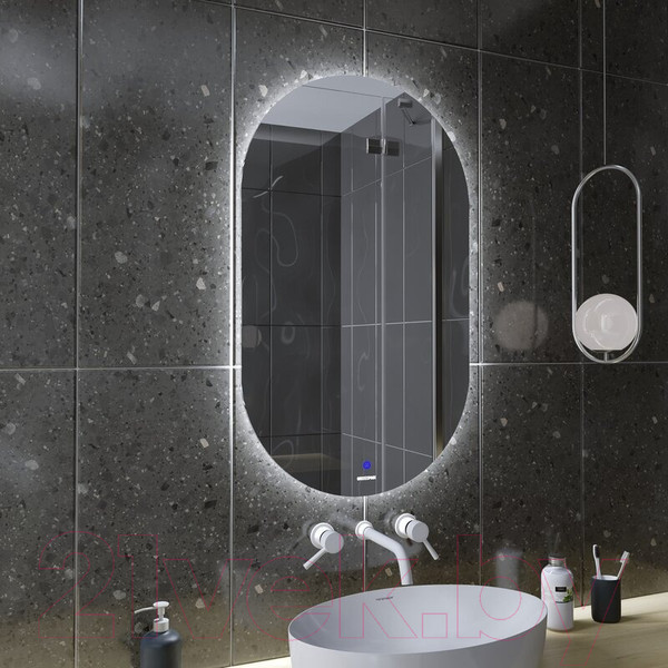 Изображение товара Зеркало Grossman Nero-промо LED / 245090 (с сенсорным выключателем)