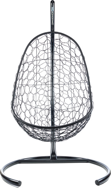 Изображение товара Кресло подвесное M-Group Овал / 11140408 (черный ротанг/розовая подушка)