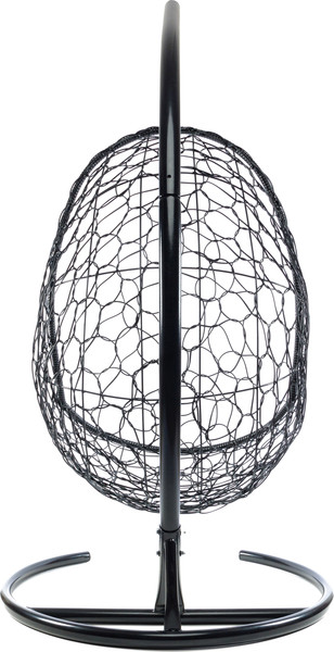 Изображение товара Кресло подвесное M-Group Овал / 11140406 (черный ротанг/красная подушка)