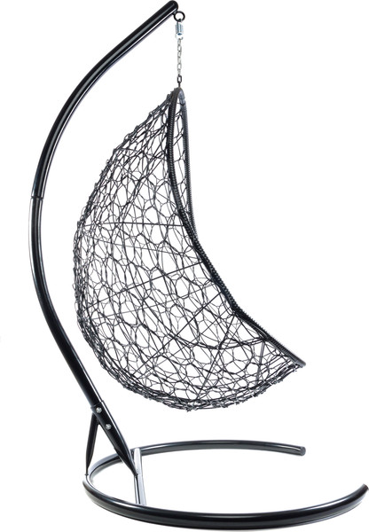 Изображение товара Кресло подвесное M-Group Овал / 11140406 (черный ротанг/красная подушка)