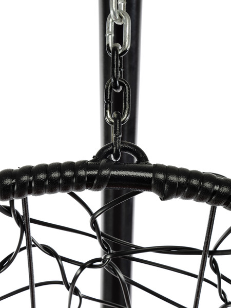 Изображение товара Кресло подвесное M-Group Овал / 11140405 (черный ротанг/коричневая подушка)