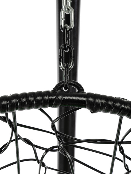 Изображение товара Кресло подвесное M-Group Овал / 11140404 (черный ротанг/зеленая подушка)