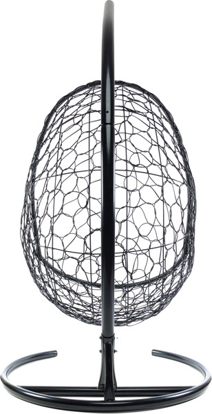 Изображение товара Кресло подвесное M-Group Овал / 11140402 (черный ротанг/бордовая подушка)