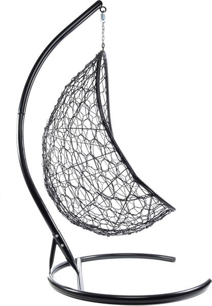 Изображение товара Кресло подвесное M-Group Овал / 11140401 (черный ротанг/бежевая подушка)