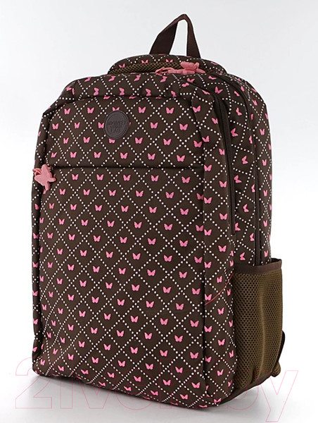 Изображение товара Школьный рюкзак Miqini 306-7217-BPN (коричневый/розовый)