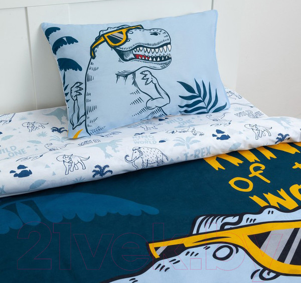 Изображение товара Комплект постельного белья Этель T-Rex king 1.5 / 4702792