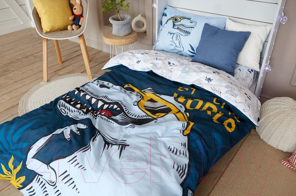 Изображение товара Комплект постельного белья Этель T-Rex king 1.5 / 4702792